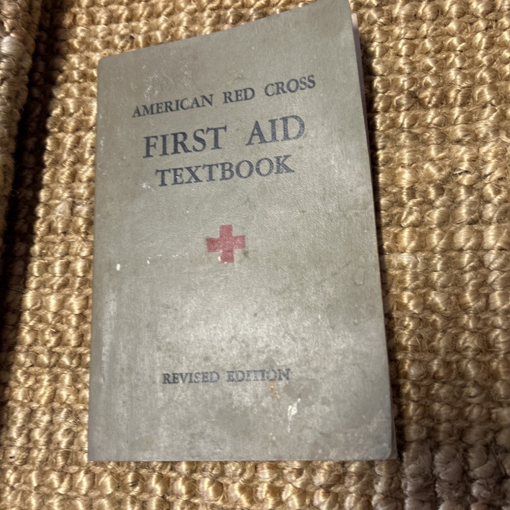 American Red Cross first aid text book